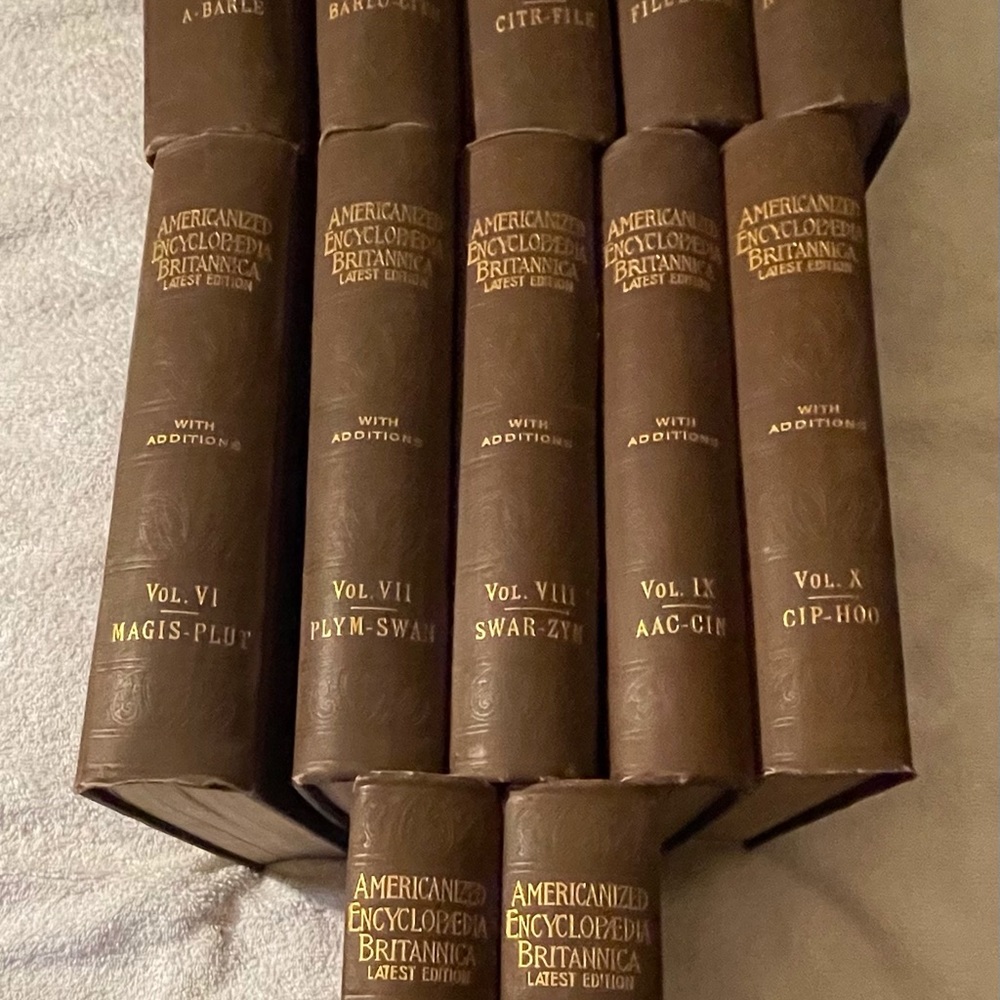 Antique Encyclopedia Britannica (1903) 12 books